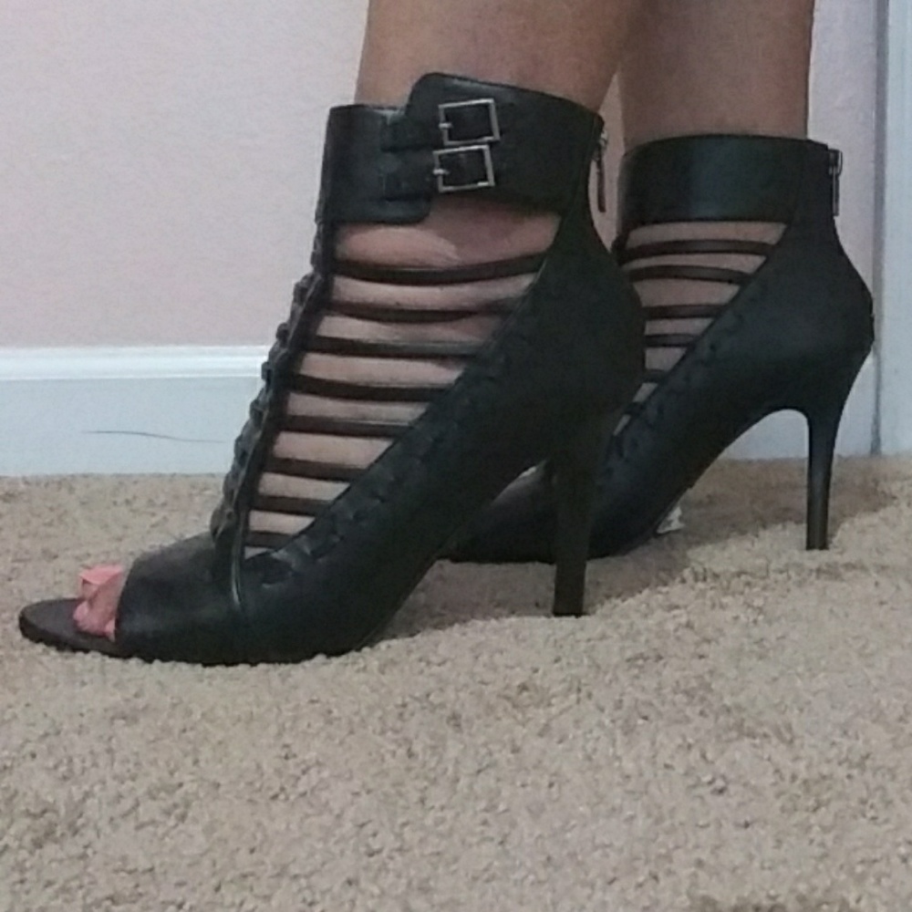 Black heels